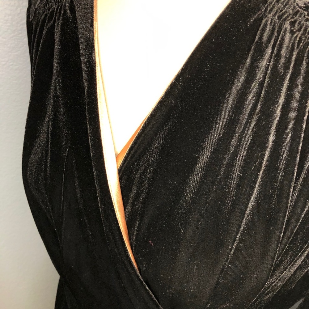 NWOT Dita Von Teese velvet DAHLIA retro Robe L - Picture 7 of 13